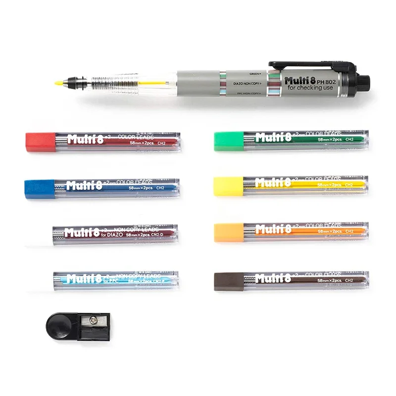 Japan Pentel Multi+8 mechanisc - Pentel Pen Energel recensie en prijs