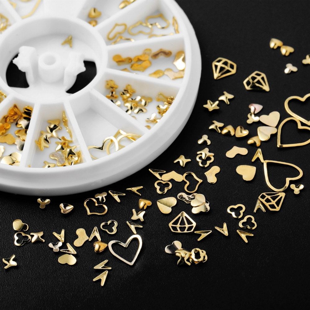 1 doos goud nail art glitter m - Metal Photo Panel recensie en prijs